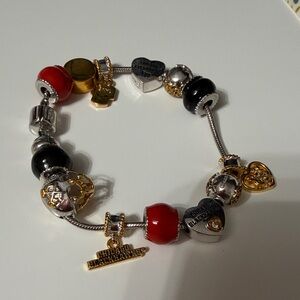 Bradford Exchange Chicago Blackhawks Charm Bracelet
